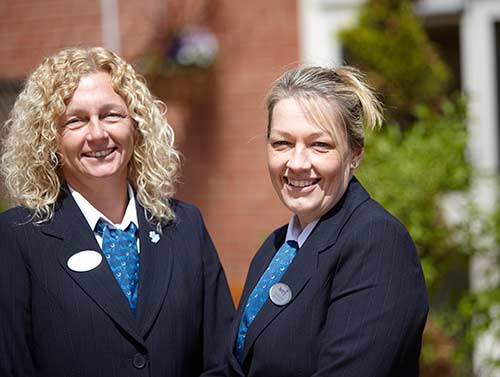 staff at acer court care home in Nuthall