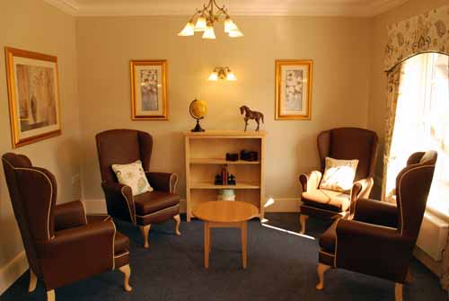 Lounge at Hanford Court Care Home Stoke on Trent