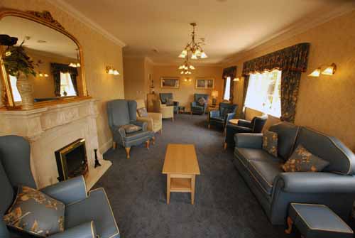Lounge at Hanford Court Care Home Stoke on Trent