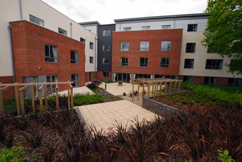 garden of Avalon Court Care Home in Coventry