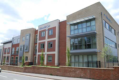 Cliftonville Care Home from Cliftonville Road Northampton