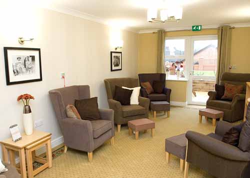 Lounge private care home in Newcastle Under Lyme