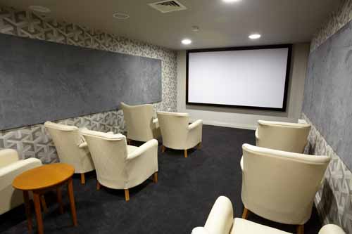 cinema Fine Dining at Avalon Court Care Home Coventry West Midlands