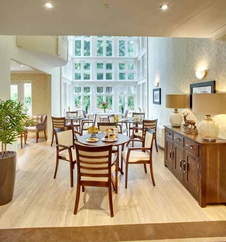 Fine Dining Merlin Court Care Home in Marlborough Wiltshire