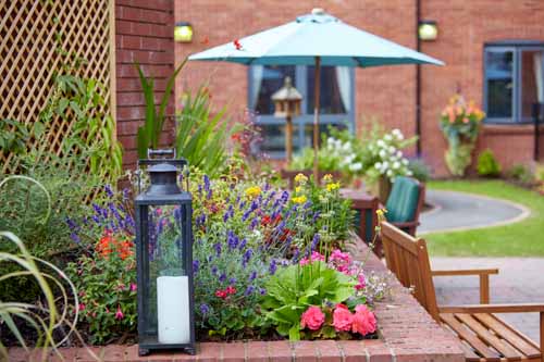 Garden of Private residential care home Scholars Mews