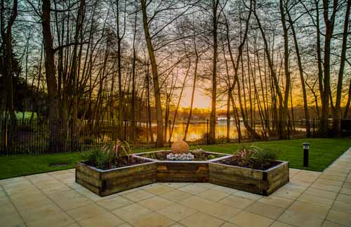 lake view at Silvermere Residential Care Home Surrey