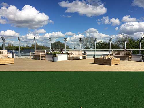 rooftop garden Care Home in Aldridge