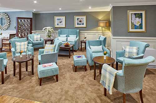 dining area at Kingsmere retirement home in Putney