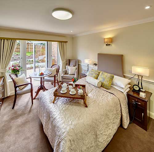 bedroom at Kingsmere Care Home in Wimbledon and Putney
