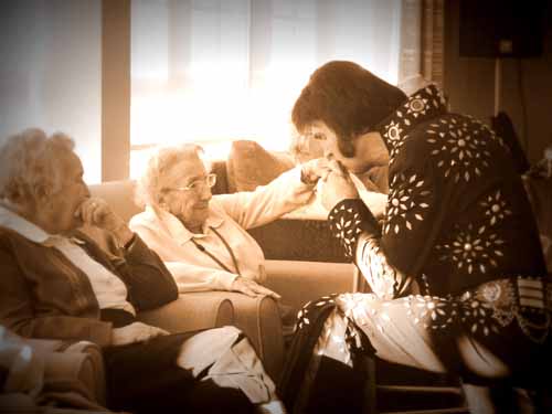 Elvis entertain our elderly residents