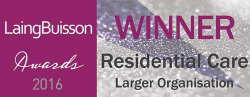 Laing Buisson Care home provider award 2016