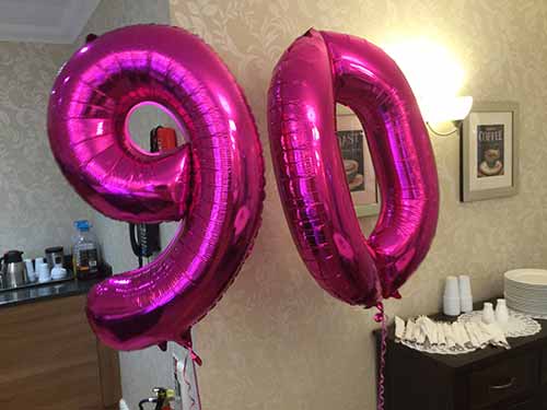 We celebrate residents birthdays in our care homes