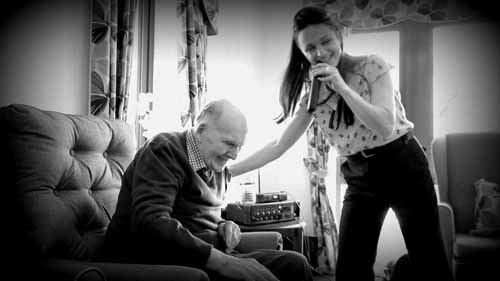 Entertainers visit our residential care homes