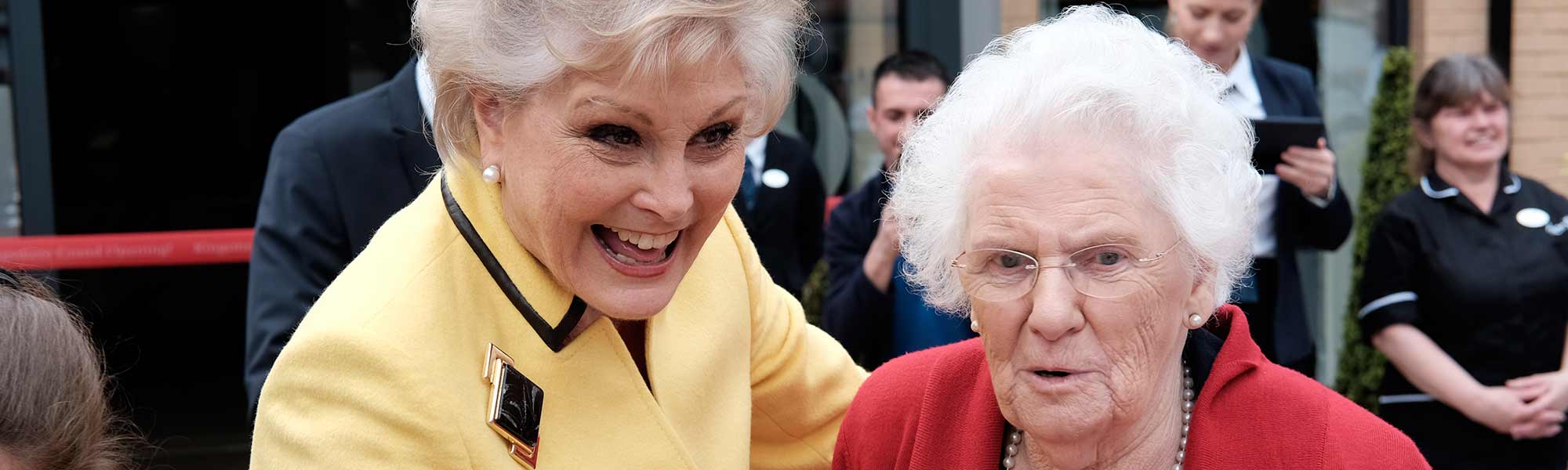 Kingsmere Retirement and Care Home Grand Opening Angela Rippon